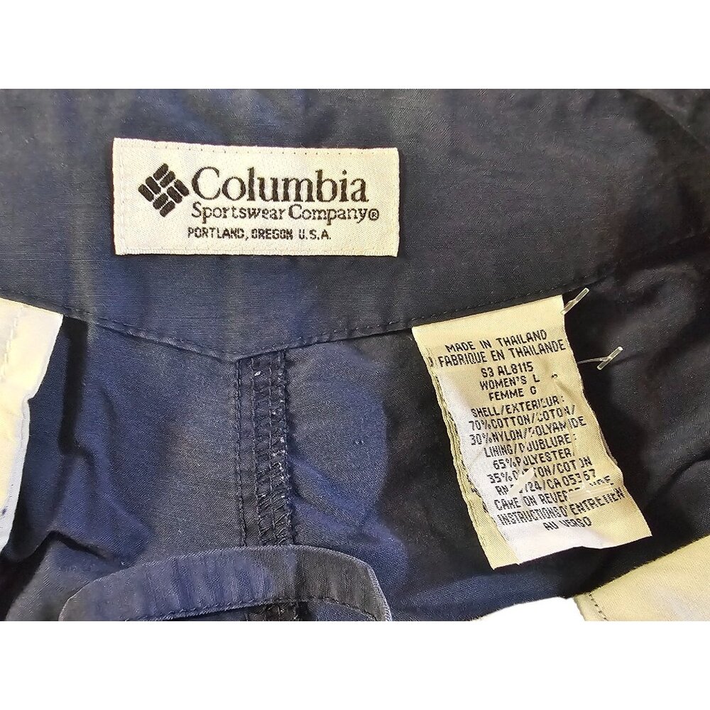 Columbia Women's Cargo Capri Pants - Navy - Size L - Picture 9 of 9
